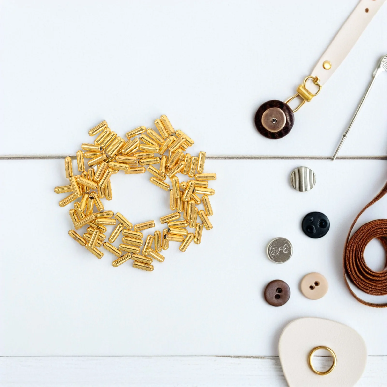 

100Pcs Brooch Accessories Metal Pin Stopper 1.2x0.2cm Lapel Stick End Cap for DIY Jewelry Findings Secure Locking Craft Supplies