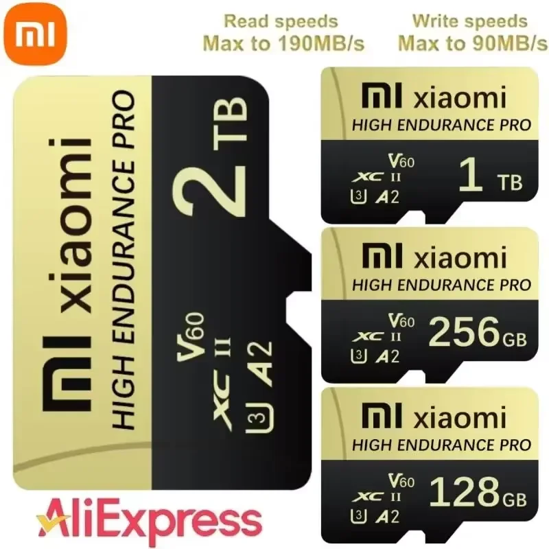 Xiaomi SD Memory Card 2TB 1TB Micro TF SD Card High Speed 256GB 512GB Cartao De Memorias 128GB Data Storage For Nintendo Switch