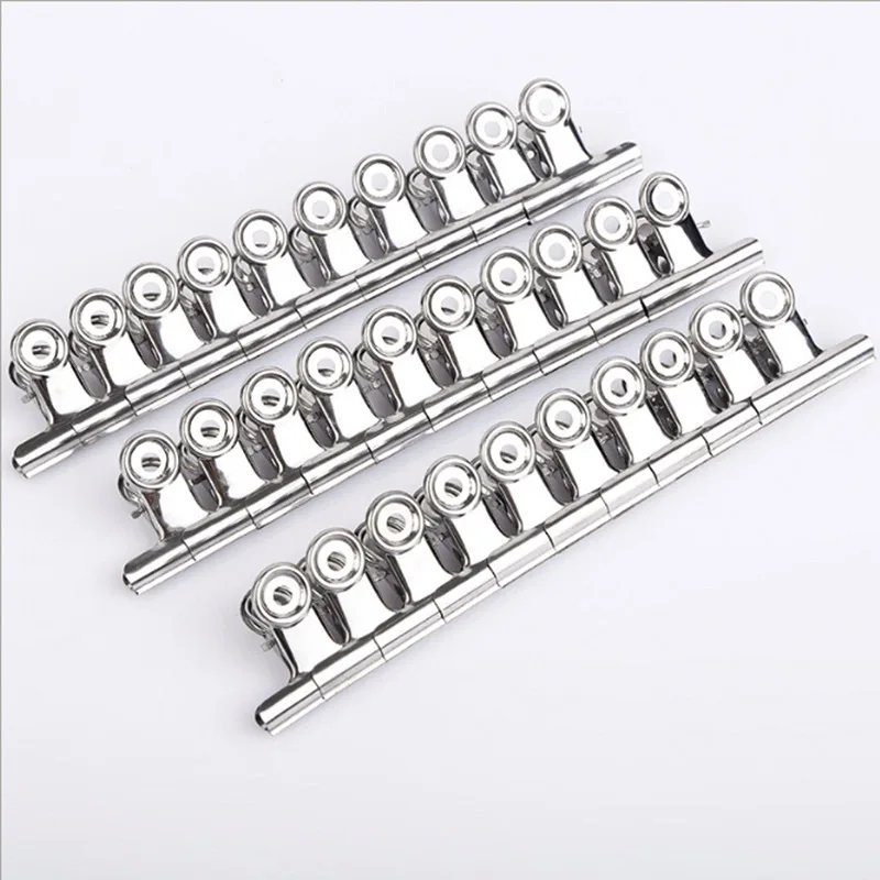 8/16pcs Stainless Steel Sealing Clips, Reusable Multi-Functional Clips Suitable for Use in Kitchens, Offices and Home Accessorie