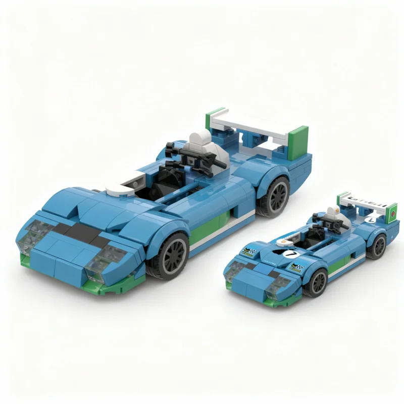 254 Piezas MOC Matra Simca MS670C 7 Le Mans Winner City Champions, Bloques de Construcción de Modelos, Juguetes de Arquitectura, Regalos de Navidad, Educativos
