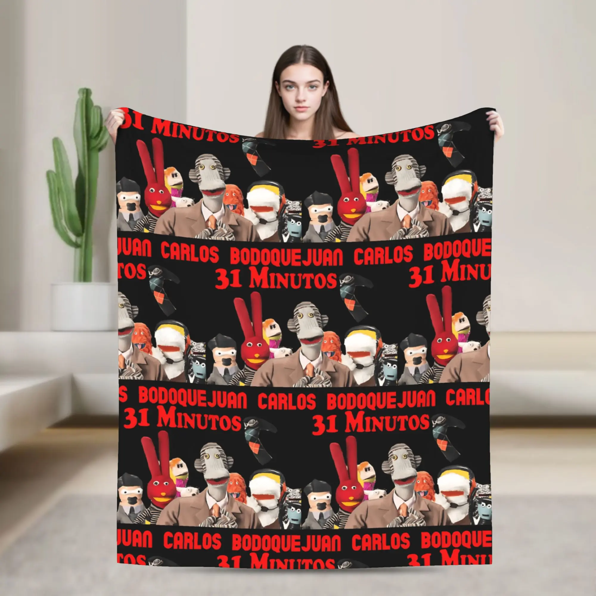 

31 Minutos Plush Blanket Child Flannel Bedding Throws For Couch Chair Sofa Bed Soft Warm Custom DIY Quality Bedspread Gift Idea