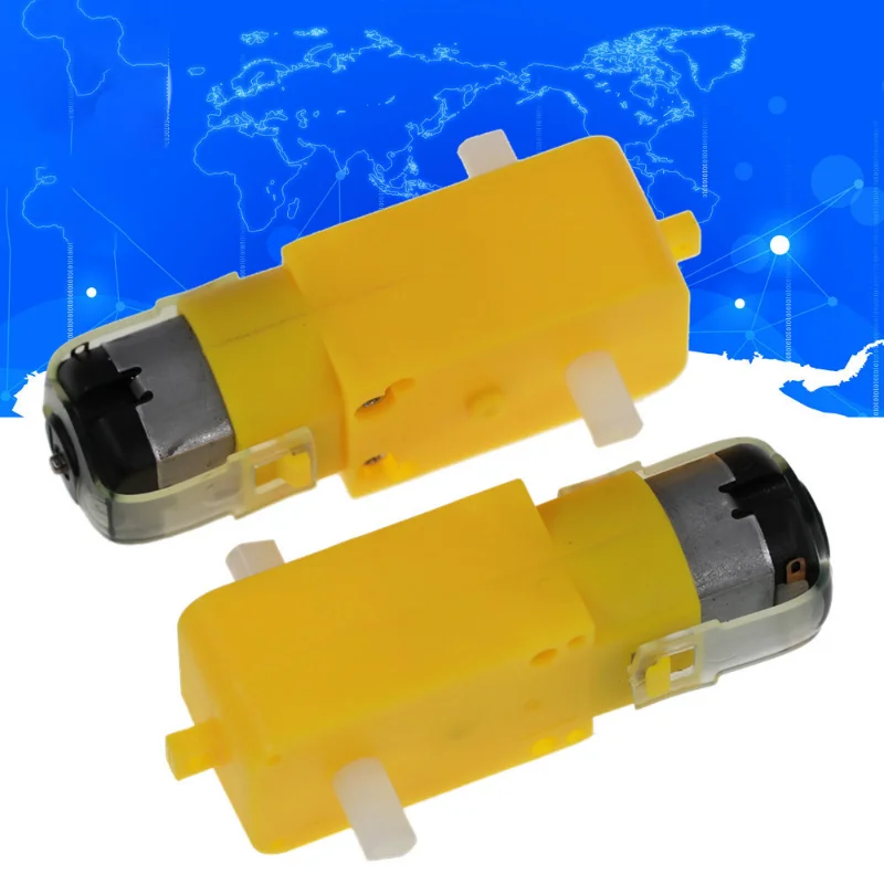 DC3V-6V DC Giảm Động Cơ TT Động Cơ Từ Tính Mạnh Chống Nhiễu Thông Minh Trên Xe Ô Tô Khung Xe 4WD