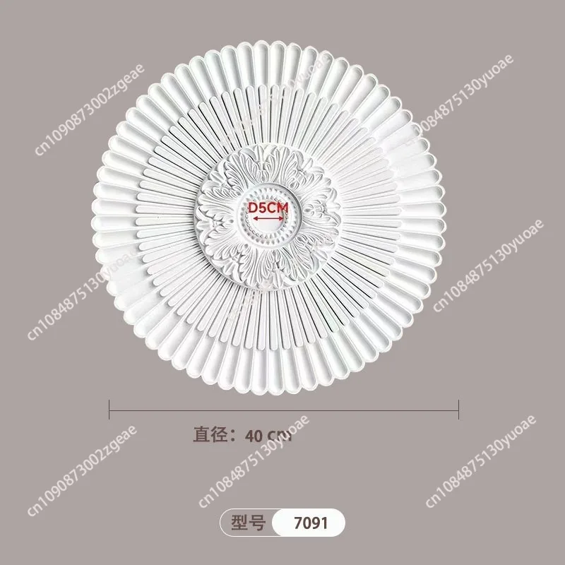 Lamp board round ceiling mold shape decoration, European style imitation stucco chandelier base lamp, swimming pool plate mold