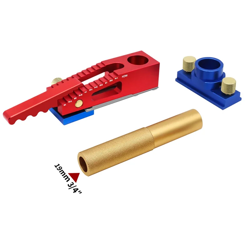 แคลมป์ยึดแบบตั้งโต๊ะ L74A สำหรับงานไม้ - แคลมป์ยึดแบบ T-Track ปรับได้ ยึดแน่น ขนาด 19 มม.