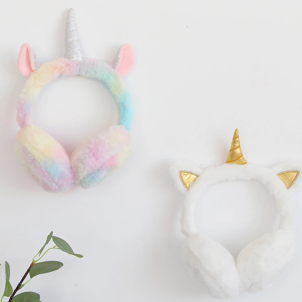 

1pc Earmuffs Warm Ear Warmer Winter Headband Foldable Ear Protectors for Kids Adults Cute Comfortable Gift