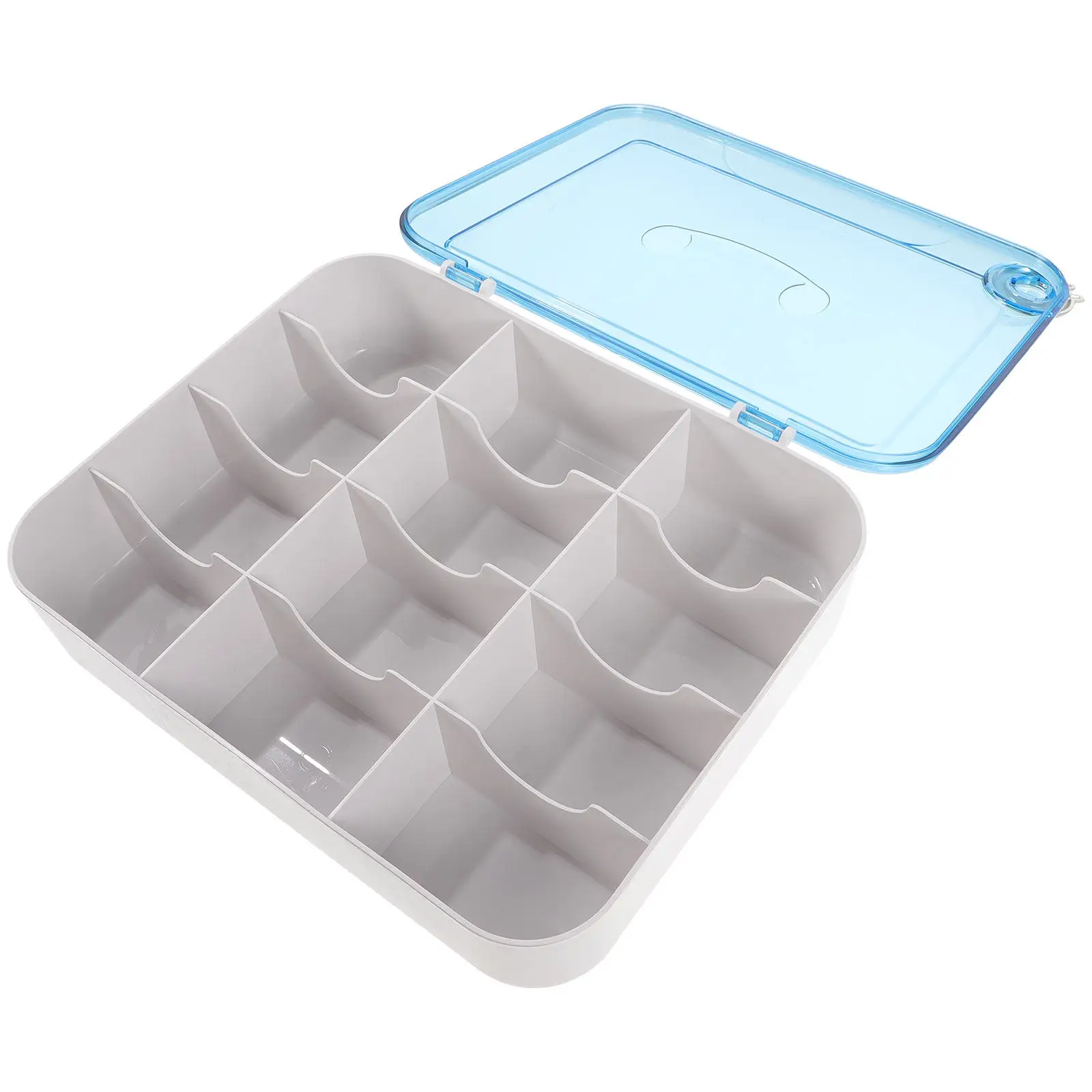 Underwear Storage Box Multi-Compartment Sock Organizer for Drawer Closet Wardrobe Bra Underpants T-Shirts Scarves Home