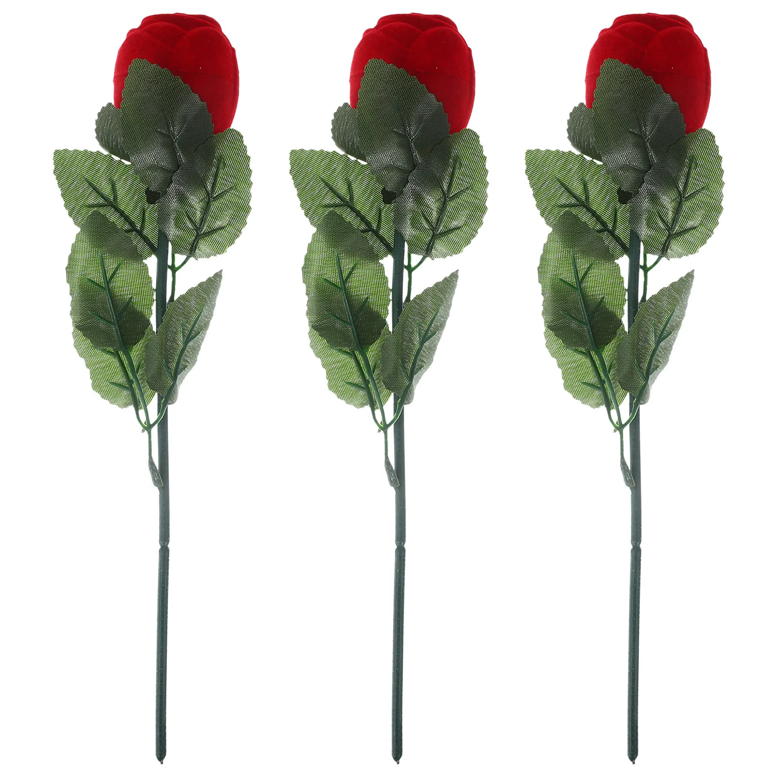 

Набор из 3 креативных коробочек для колец в форме розы, из красивой ткани, многофункциональные, для декора дома, контейнеры для колец для свадеб и особых мероприятий