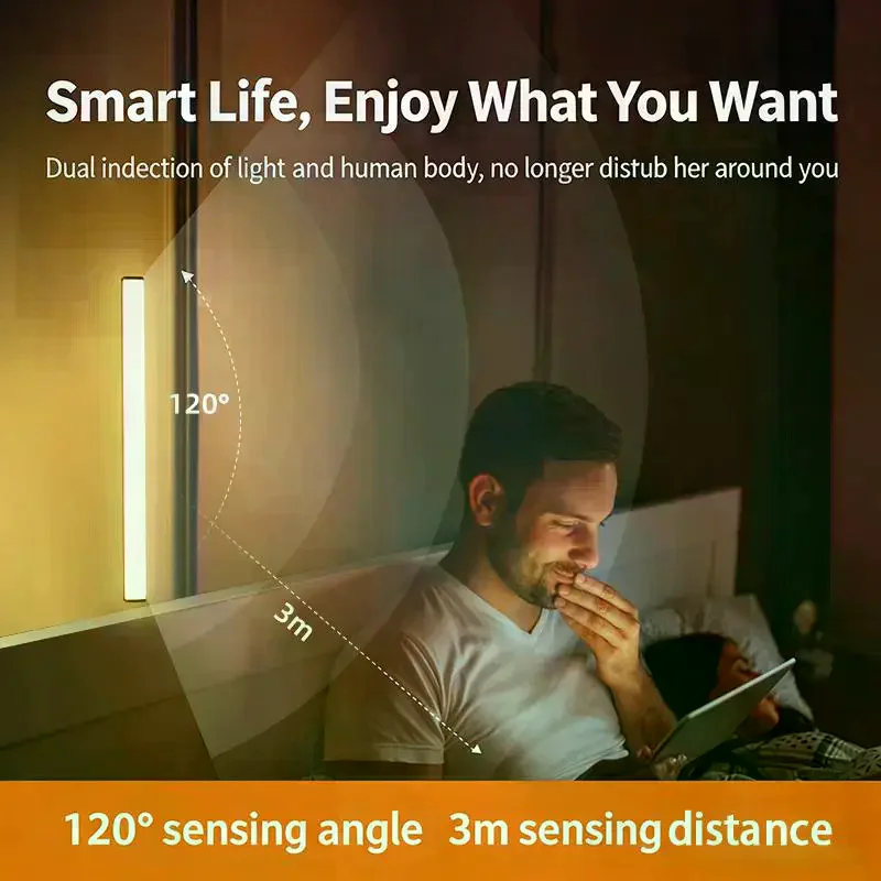 Human Body Sensor Light Nighttime Automatic Sensor Light Strip Hallway Entrance Light Light Bar