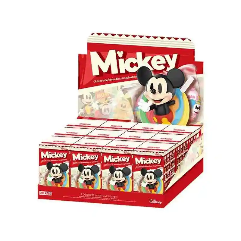 New Disney Mickey Mouse Boundless Series Blind Box Toys Cute Colorful Handmade Model Ornament Children'S Birthday Gift