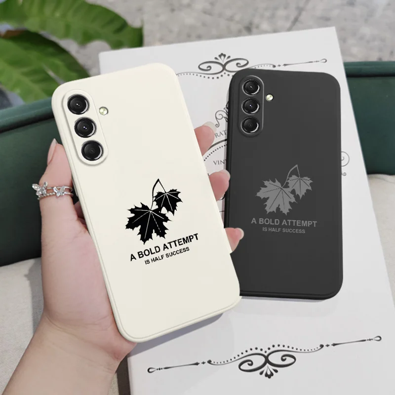 حافظة هاتف مابل ليف ، غطاء لسامسونج جالاكسي S24 ، S23 ، S22 ، S21 ، S20 ، S10 ، S10E Ultra Plus ، FE Note 20 Ultra ، 10 Plus