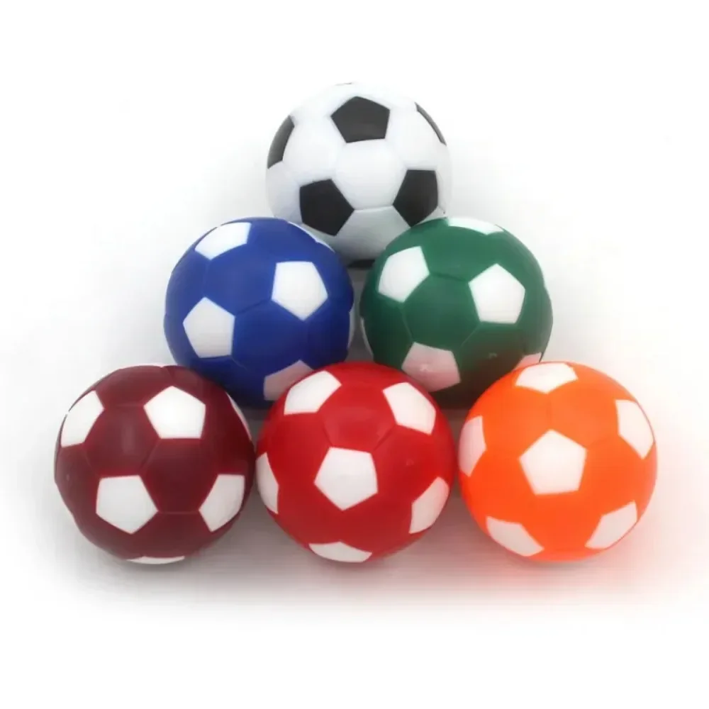 Hot 6PCS 32mm Black White Socer Ball For Entertainment Flexible Trained Relaxed Small Socer Ball Mini Table Football Balls