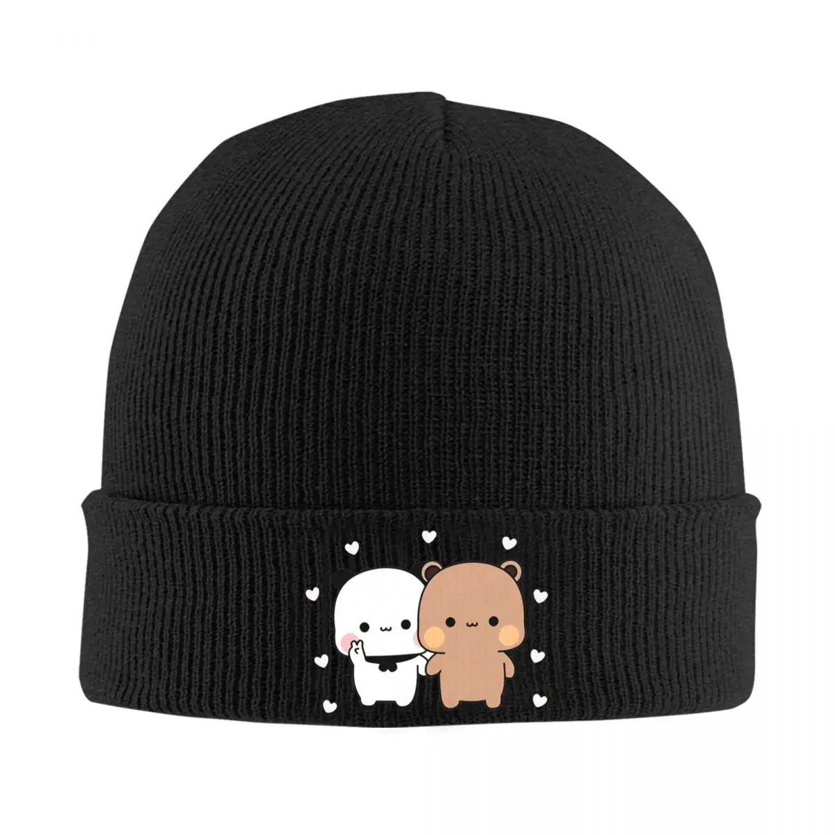 Bear And Panda Bubu Dudu Balloon Skateboard Bonnet Hats Skullies Beanies Men Women Retro Head Wrap Beanie Hats Autumn Winter Cap