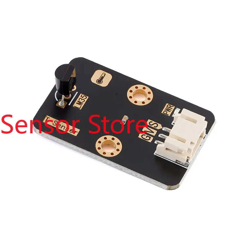 5PCS LM35DZ Linear Temperature Sensor Module Analog Voltage Output PH2.0-3pin Interface