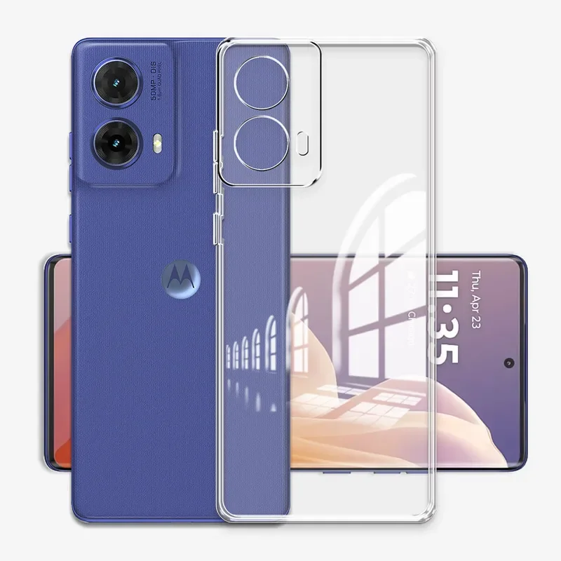 For Motorola Moto G85 5G case clear soft silicone phone case F4 xt2427 shockproof cover coque for motog85 2024 fundanda goalxixi