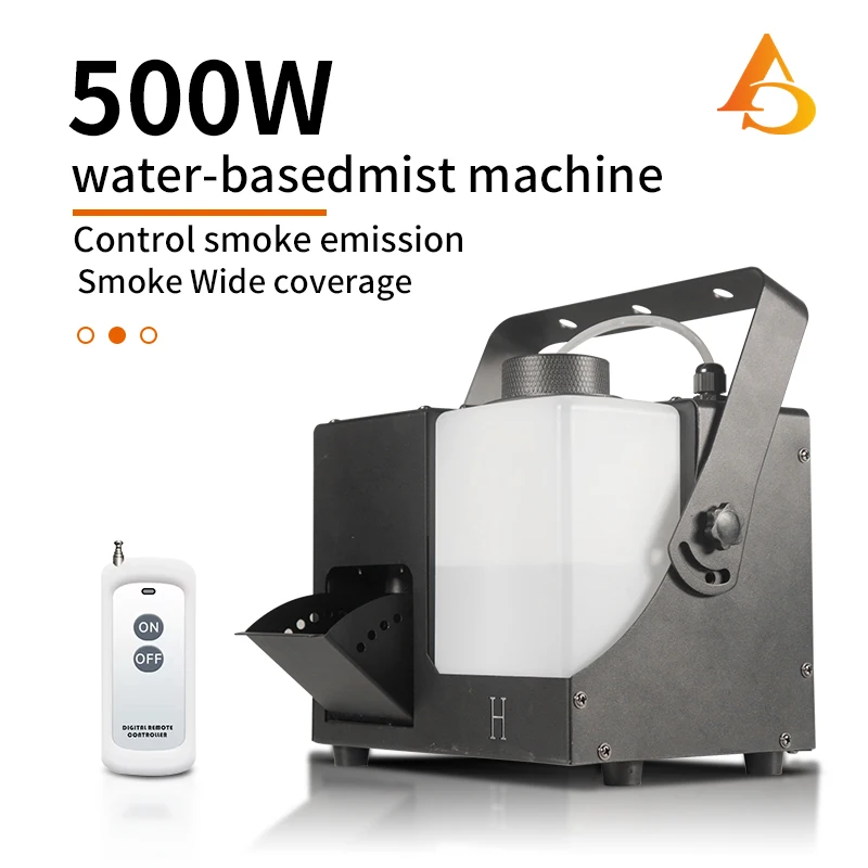 DMX 500W Rookmachine Waterbasis Hazer Podiumeffect Voor Dj Disco Show Evenementen Feest Bruiloft Afstandsbediening DMX Fazer Mistapparatuur