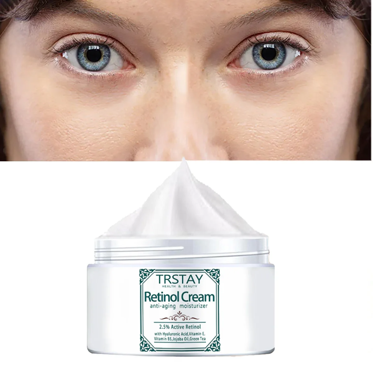 The latest firming eye cream can and fat particles under the eyes, anti-wrinkle and firm skin whitening cream