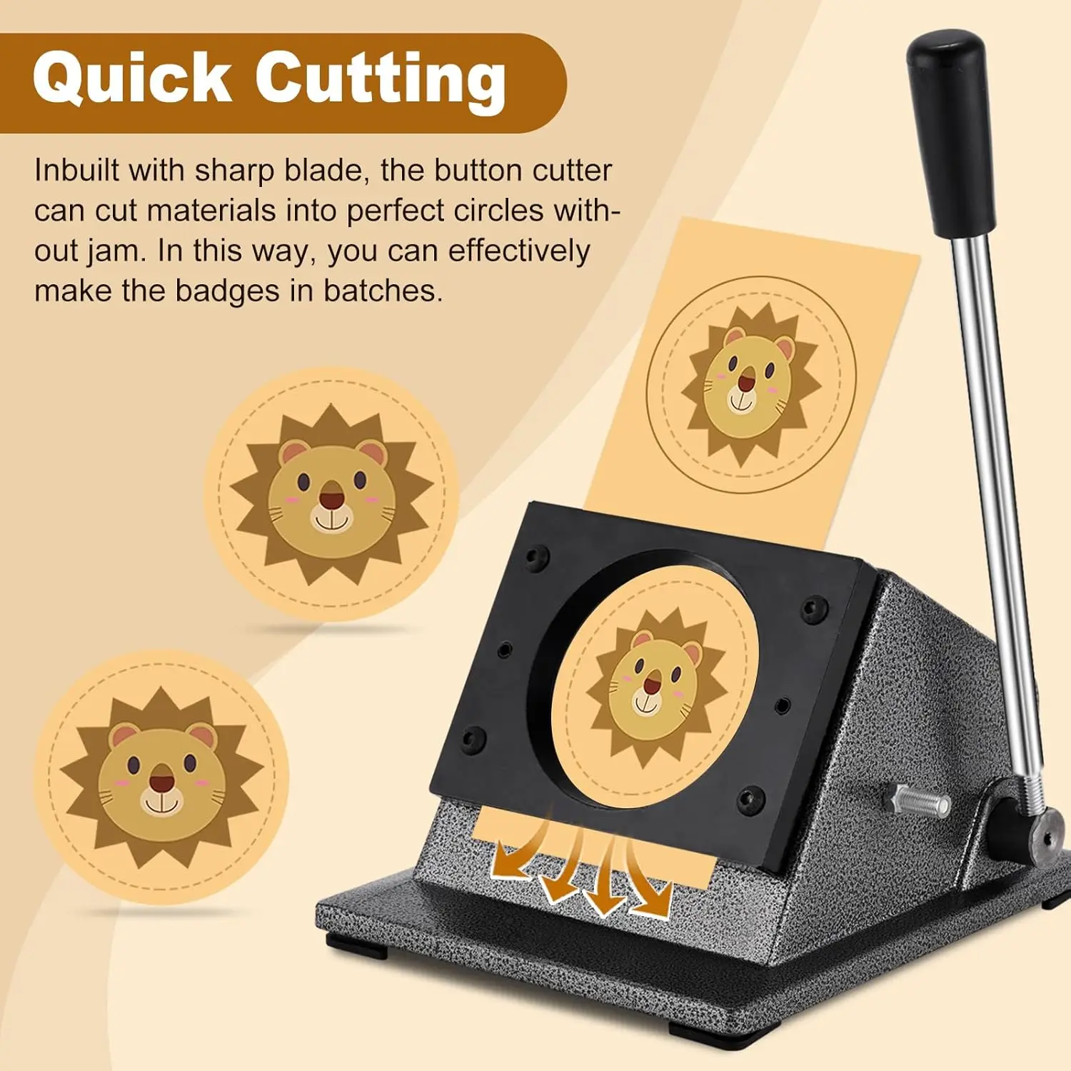 25 مللي متر/32 مللي متر/75 مللي متر زر الة قطع الورق الرسومات لكمة القاطع 1 \ u201d شارة القاطع دائرة القاطع لكمة لصنع شارات Photopaper أ #2