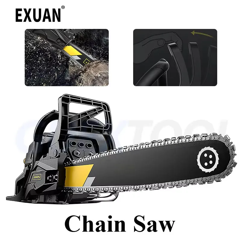 12800W 98Cylinder German Chain Saw Gasoline Logging Saw High-power Chainsaw Arboriculture Cutting Machine Household Fuel-saving