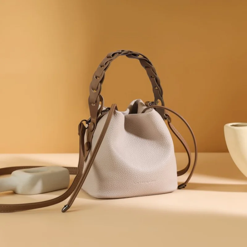 

Elegant Crossbody Handbag Luxury Leather Women's Bag Famous Designer Classic Paris Chic Hardware Vintage Daily Bag​