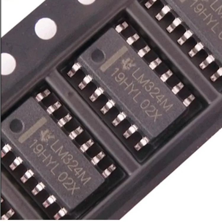 10~100pcs/lot LM324M LM324MX/NOPB LM324DR SOP-14 100% Brand New Original.