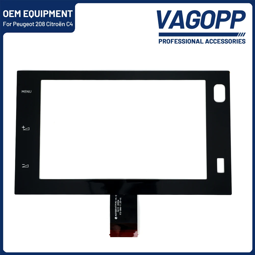 

For Peugeot 208 2008 Citroën C4 Lounge 7 Inch 50 Pin LCD Touch Screen Digitizer Car GPS Navigation