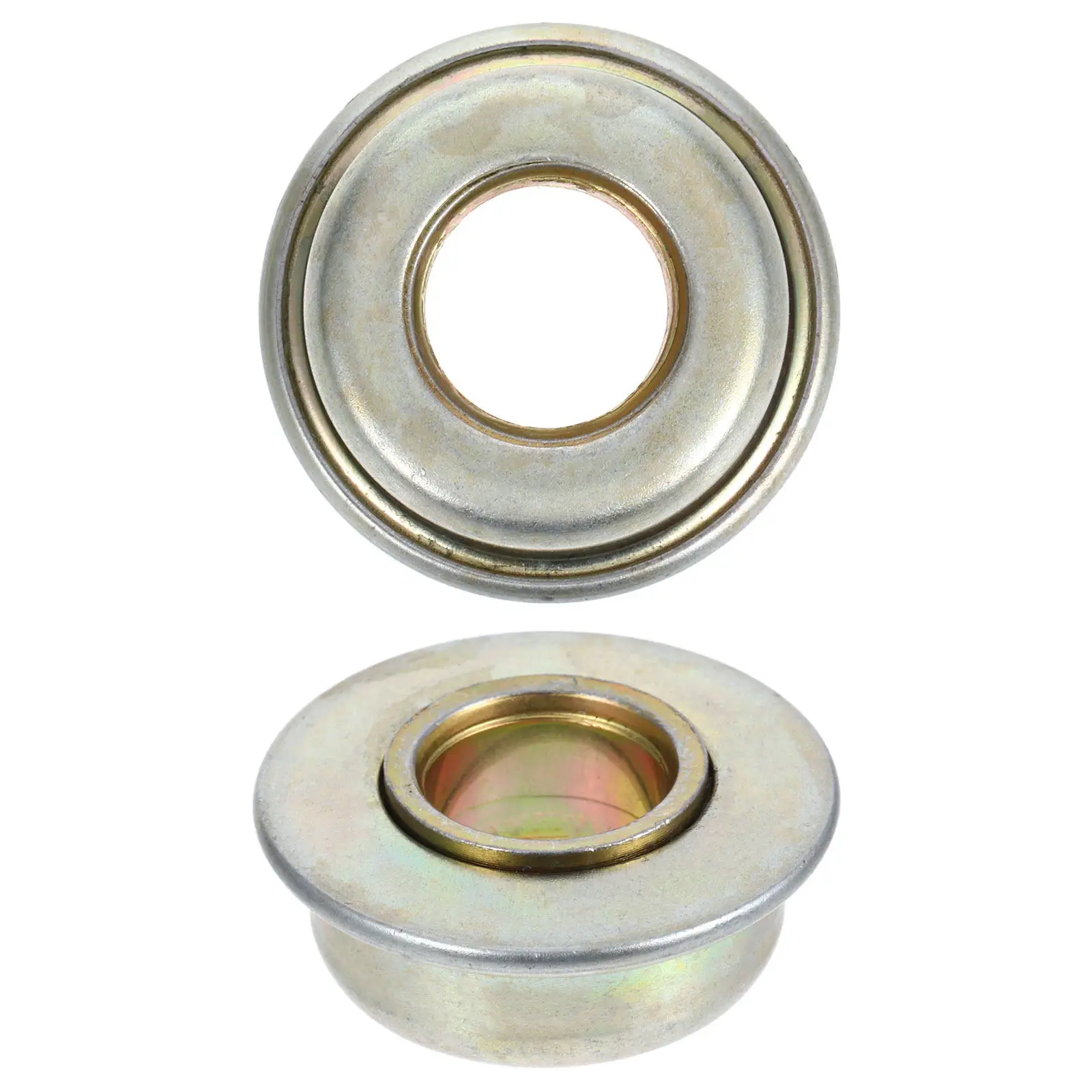 4Pcs Gold Front Fork Stem Bearings for Wheelchairs Walkers Rollators Replacement Caster Wheel Bearings Universal Smooth Steering