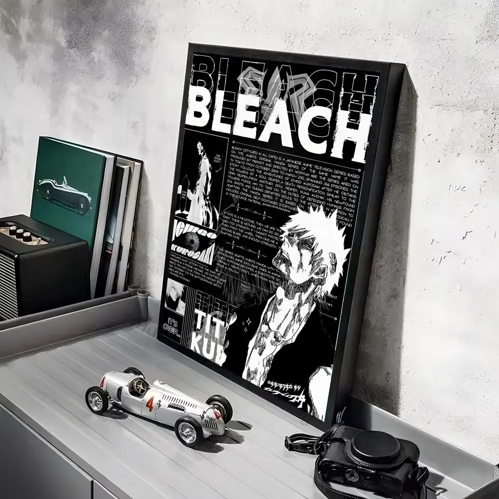 Anime B-Bleach Poster, dekorative Wandkunst-Aufkleber, Wandbild, Fotodruck für Zuhause, Wohnzimmer, Flur, Dekoration – Detail 7