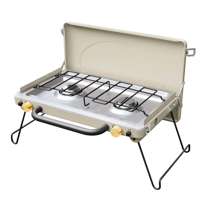 

Portable 5800W butane gas stove high power fast heating simple folding camping automatic ignition