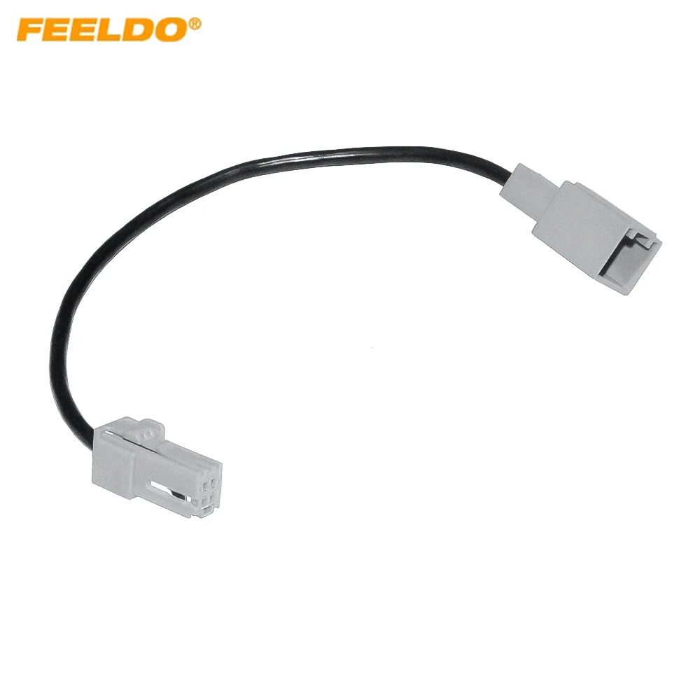 

FEELDO Car Audio Input Media Data Wire Original Plug Male To Female USB Adapter For Toyota Camry USB Cable