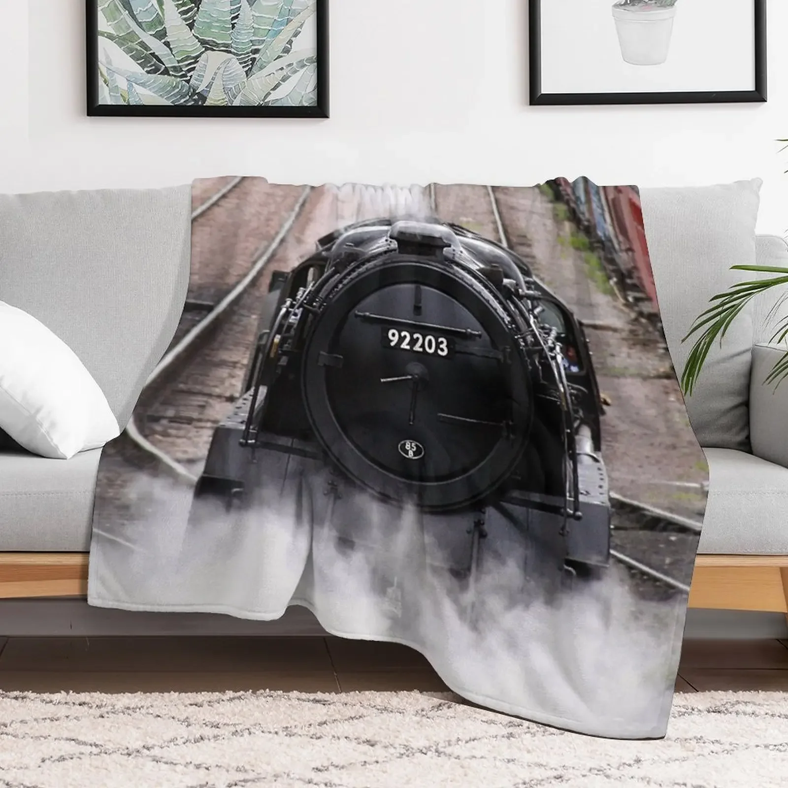waiting at the signal Throw Blanket Soft Breathable Blanket for Night Sleeping
