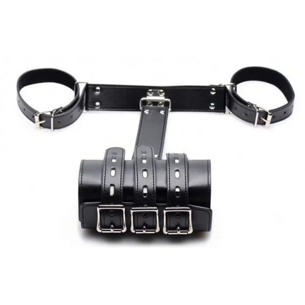 Armbinder contenção punhos de mão bondage para escravo bondage engrenagem pulso tornozelo restrições