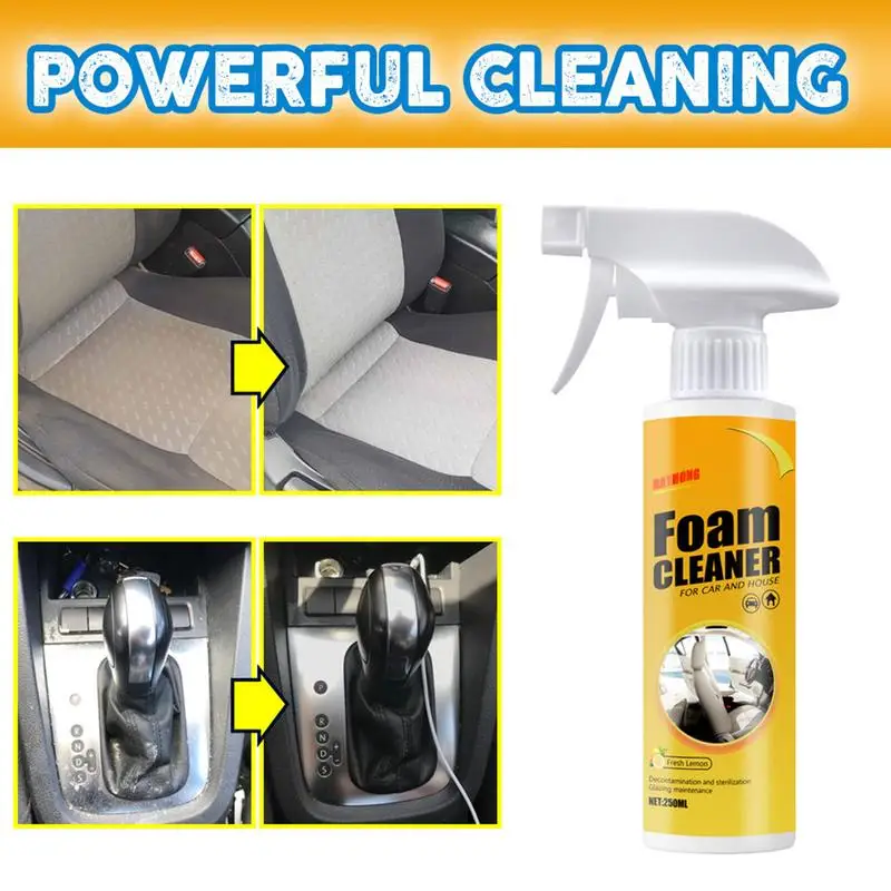 Multi-Purpose Foam Cleaner Leather Clean Wash Automoive Car Interior Home Wash Maintenance Surfaces Spray Foam Cleaner