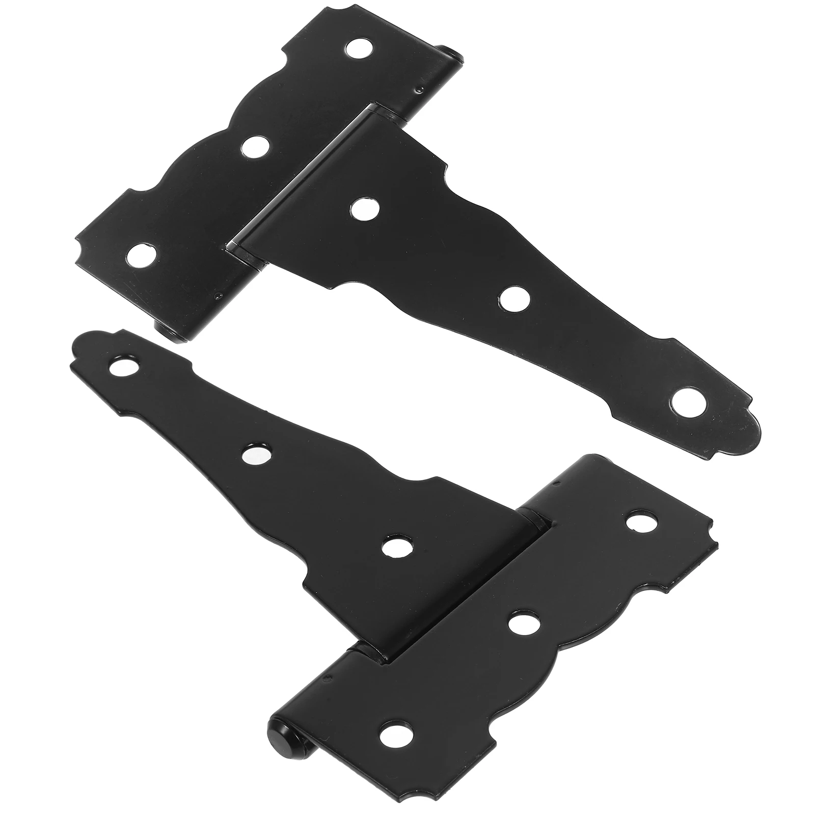 

2pcs Barn Door Hinges 5 Inch Triangle T Shape Heavy Duty Gate Hinges for Wooden Fences Outdoor Hardware Decorative
