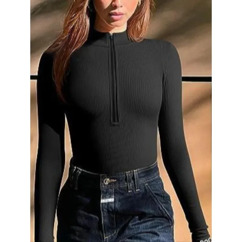 Plus Size 1XL-5XL New U-neck Jumpsuit Knitted Sleeveless Sexy Tank Top Skinny Solid Bodysuit Woman Clothing