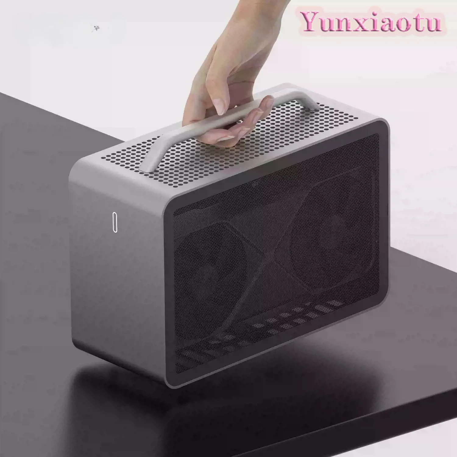 SF3 chassis ITX portable handheld aluminum alloy CNC desktop A4 structure desktop mesh air-cooled