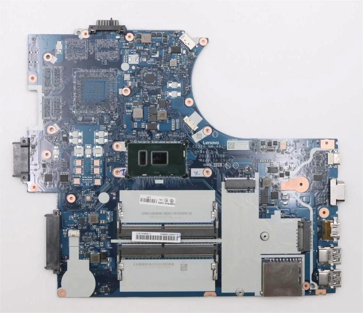 CE570 NM-A831 Mainboard For Lenovo Thinkpad E570 E570C Laptop Motherboard  with i3 i5 i7 CPU UMA 100% test OK