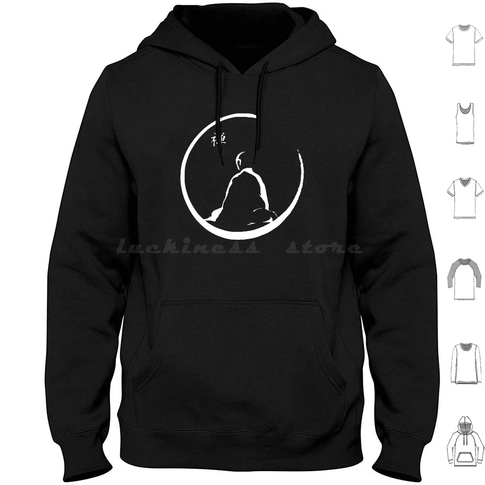 Thich Nhat Hanh Sketch Hoodie cotton Long Sleeve Thich Nhat Hanh Buddhism Meditation Zen Mindfulness Buddha Peace Thich Nhat