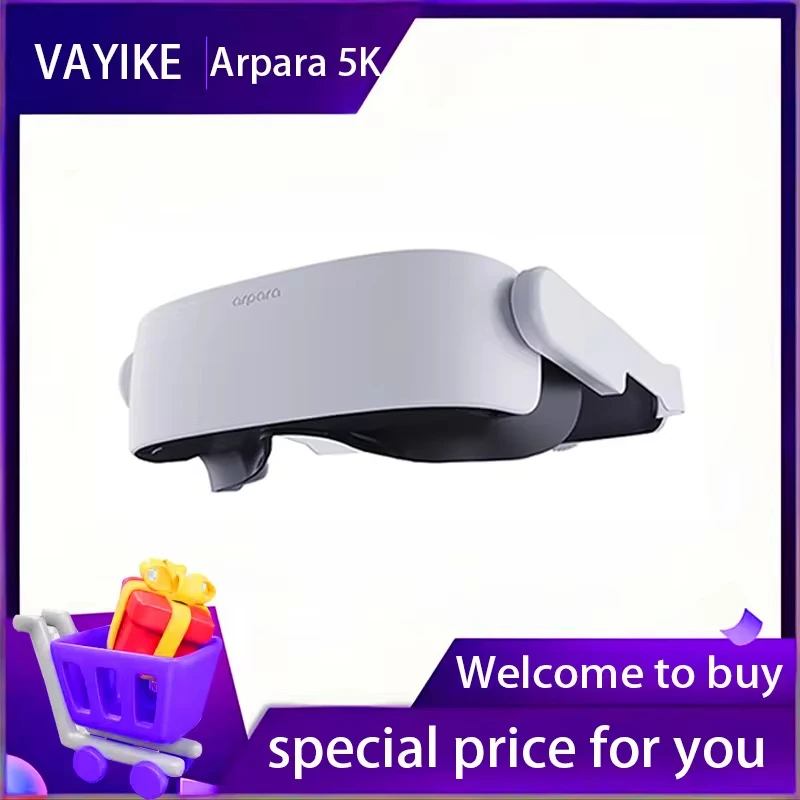 The latest batch of arpara head display 5K dual OLED ultra-clear smart virtual reality theater VR mobile phone screen streaming