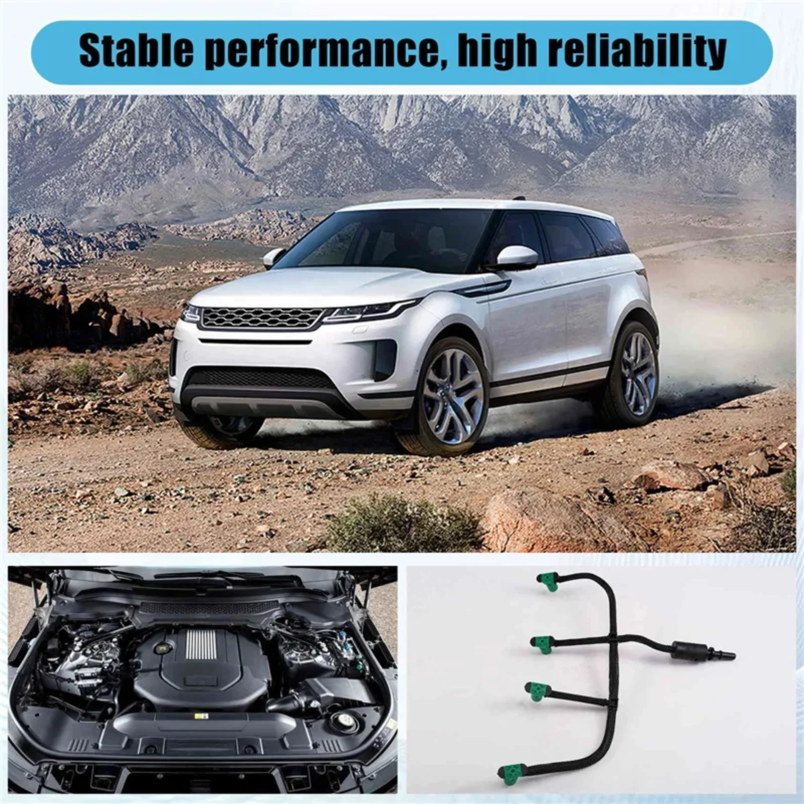 

Car Fuel Injector Leak Off Pipe Oil Return Pipe Hose For Land Rover Freelander 2 2.2 TD4 Plastic Head LR051528 Car Parts