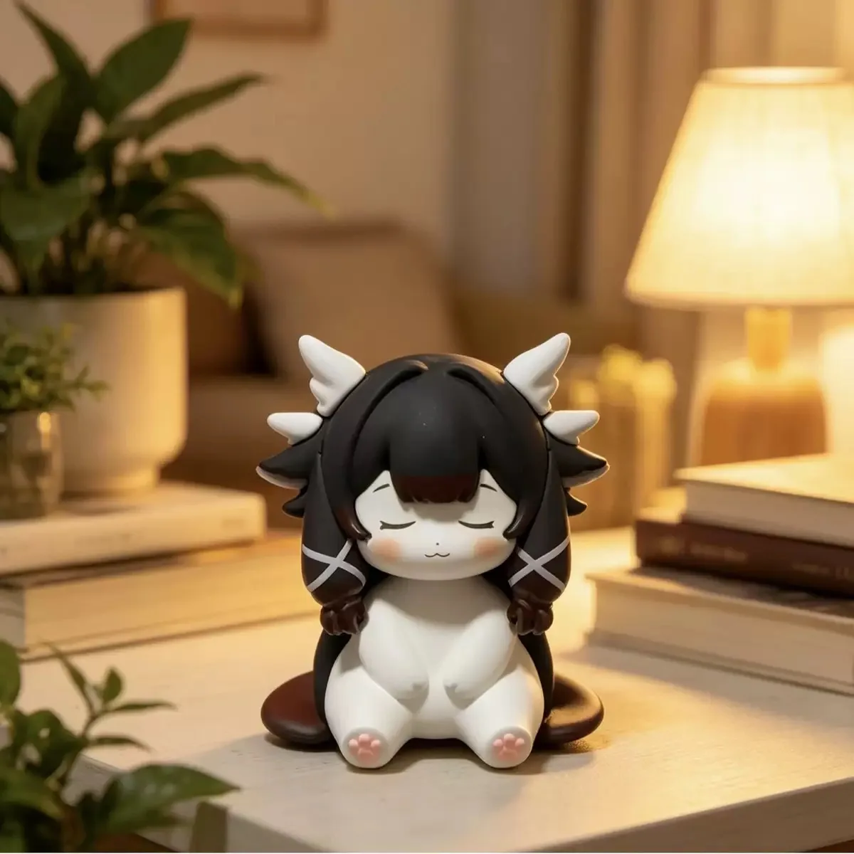 Genshin Impact Columbina DIY Dolls Cosplay Anime Damselette Kitten Costumes Ornament Kawaii Cartoon Gifts Home Decor image 2