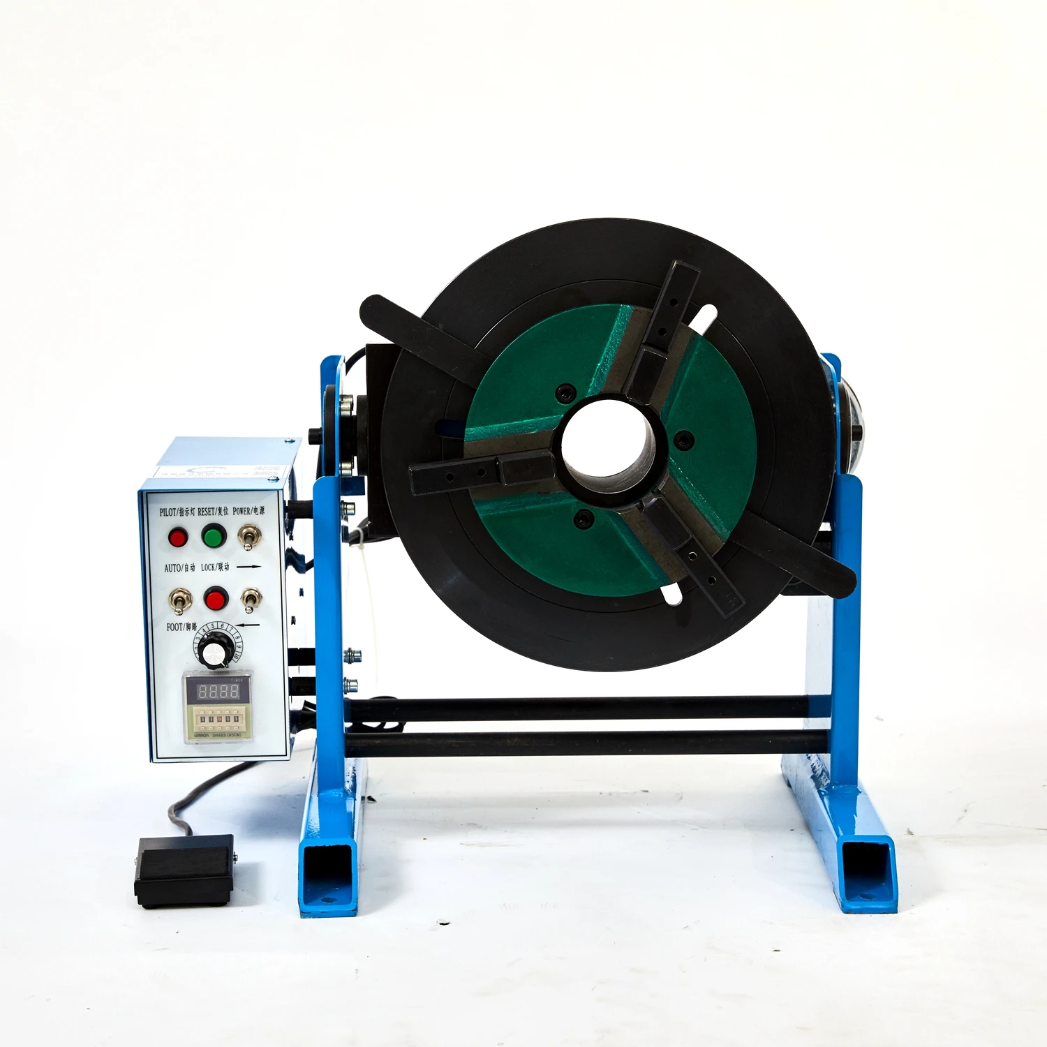 

50KG HD-50 Welding Positioner Welding Turntable With WP200 Lathe Chuck 65mm Center Hole