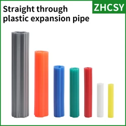 Straight Expand Nail Wall Plug Plastic Anchor 4X25 5x25 5x38 6x25 6x38 6x50 7x25 7x38 7x50 8x25 8x38 10X50 12X50 Terminal Cable