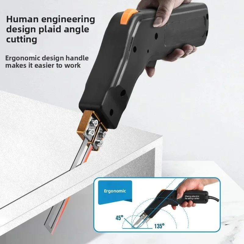 220V Electric Heating Knife - Hot Melt Cutting Tool for EPE Foam, Sponge, Plastic, Acrylic & KT Board, Precision Cutting Blade