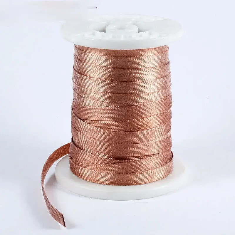 5M 304 Stainless Steel Wire Cable Braided Sleeve Metal Sheath Expandable Conductive Shielding Screening Signal Wire Cable