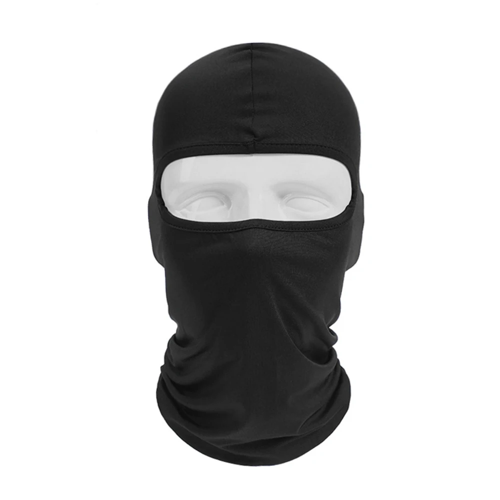 Black Motorcycle Face Mask Moto Balaclava Winter Mask Face Shield Cycling Motorcycle Mask For All Seasons