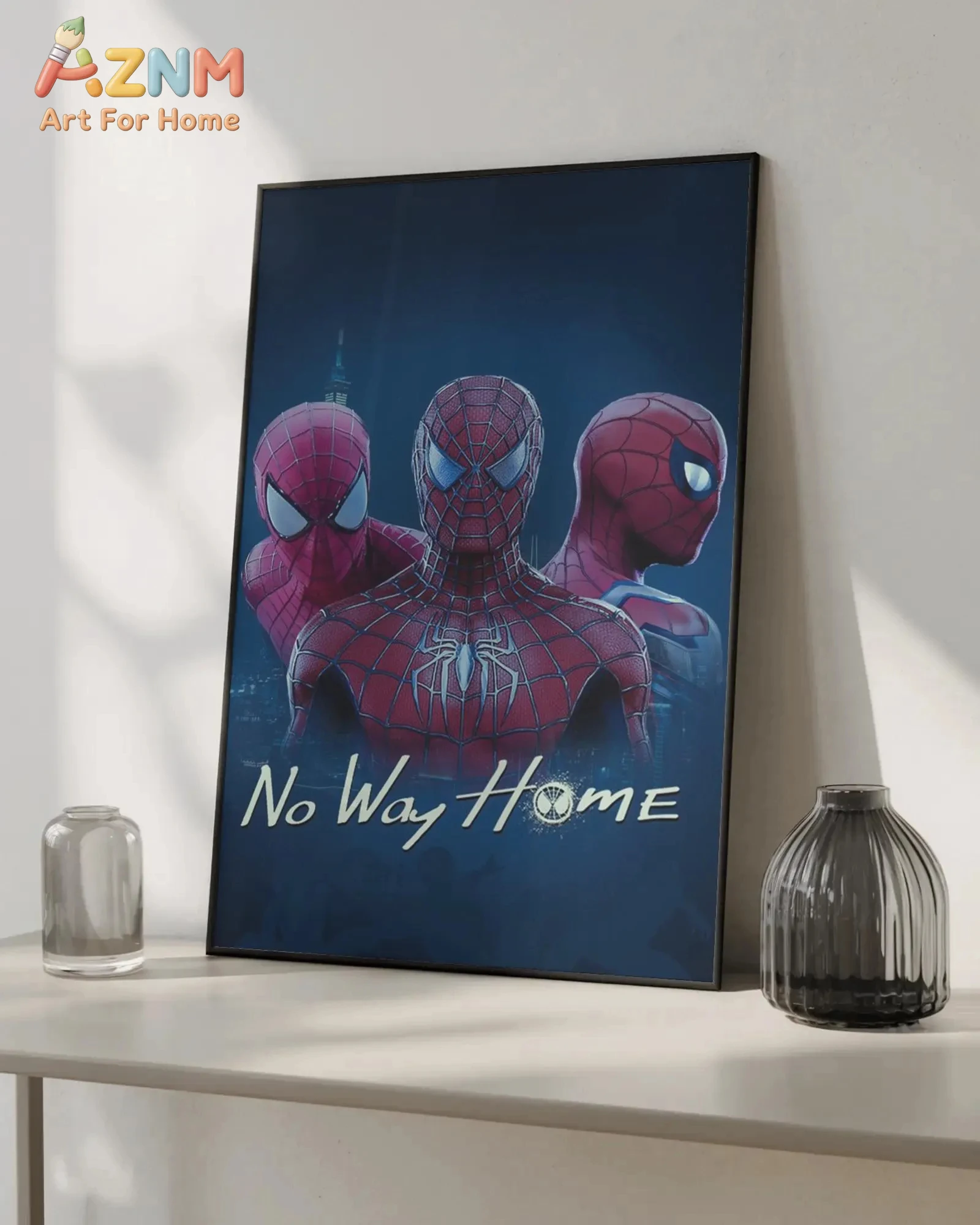 Póster de Spider-Man: Sin Camino a Casa, Tres Pósters de Spider-Man de Marvel, Impresión de la Película Multiverso, Decoración de Habitación de Superhéroes