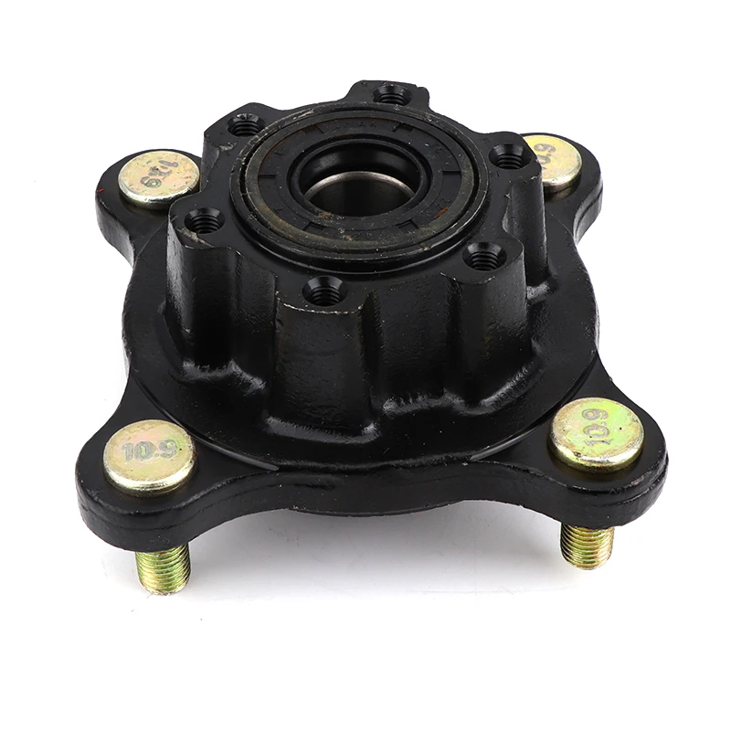 Przednia piasta koła 17mm-20mm 110*4 M10 Pasuje do chińskiego 110cc-250cc ATV Go Kart Quad Bike Scooter Mini SUV Buggy Parts