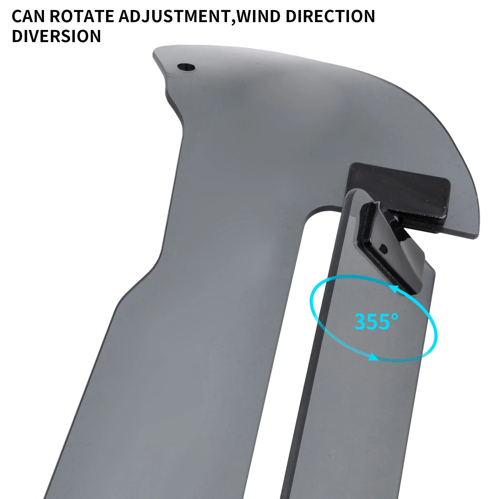 PANICAL für Honda GoldWing GL1800 F6B DCT 18-26 Motorrad Luftabweiser Verstellbarer Spoiler Windschutzscheibe Flansch-Deflektor Verkleidung – Detail 6