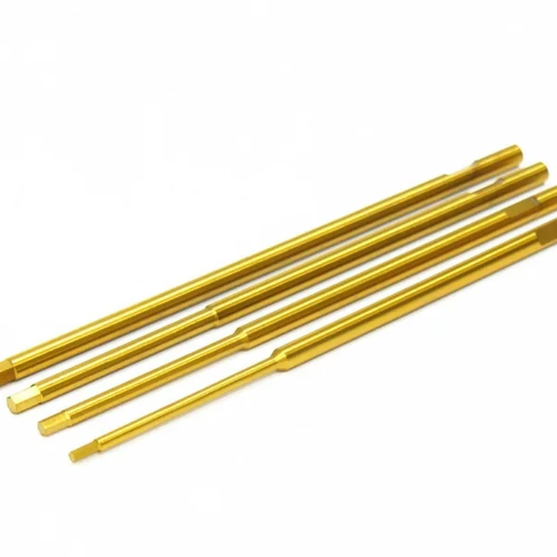 1pcs Hexagon Socket Titanium-plated Bit H1.5 2.0 2.5 3.0mm High Hardness Hexagon Socket Screwdriver Bit Universal
