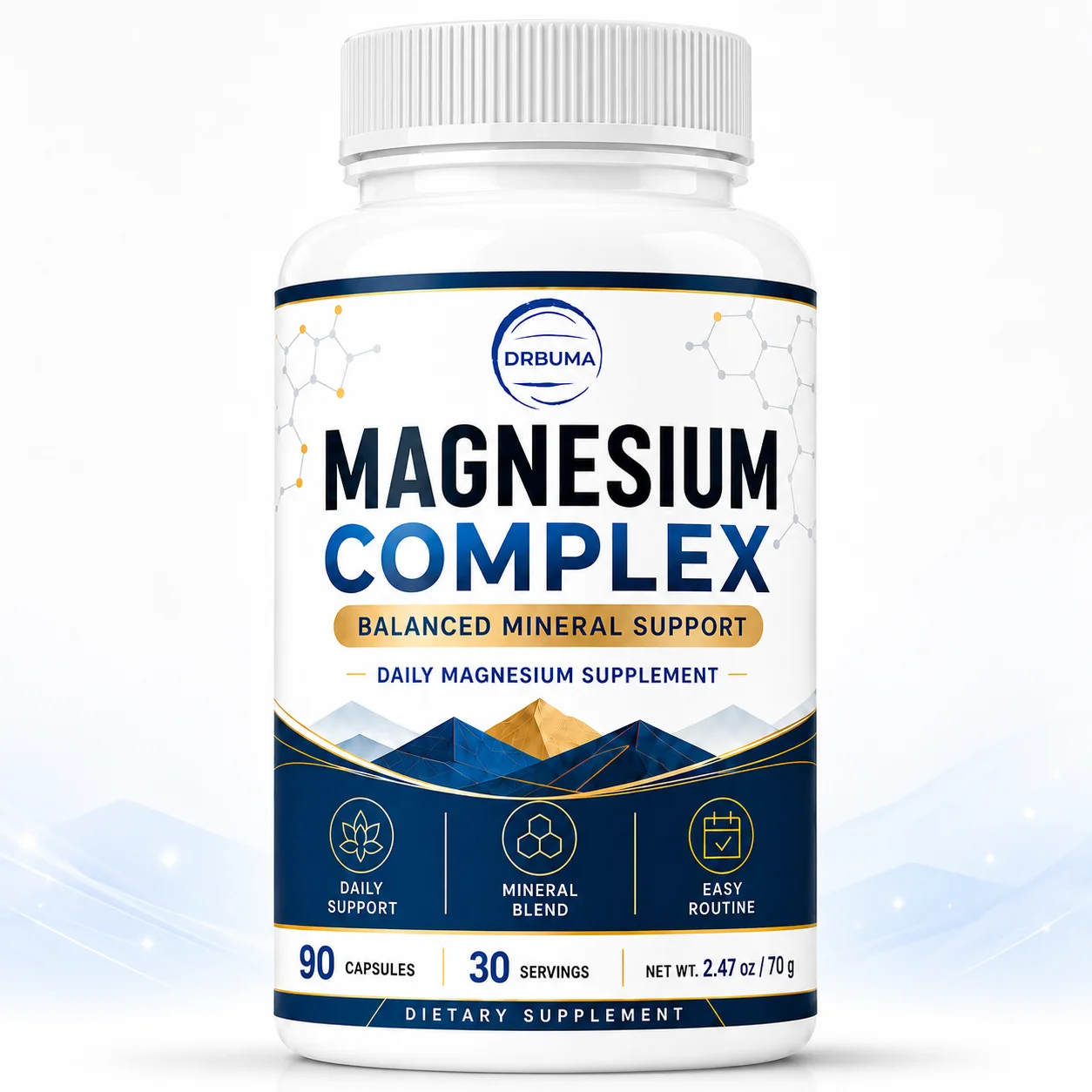 Magnesium Complex Capsules for Daily Health Boost